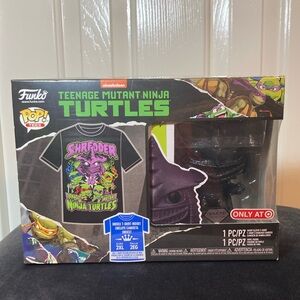 Funko POP! + Tee TMNT Shredder Diamond Target Exclusive Combo